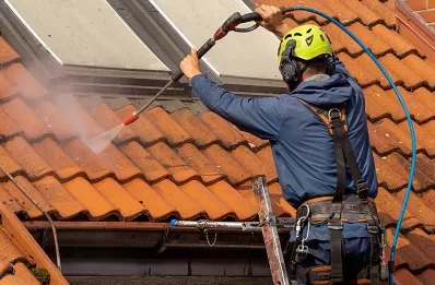 Démoussage et hydrofuge de toiture à Cerizy